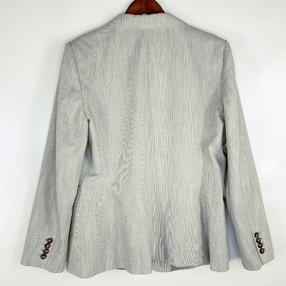 DKNY NWOT Single Button Notch Collar Parke Blazer - Picture 6 of 12